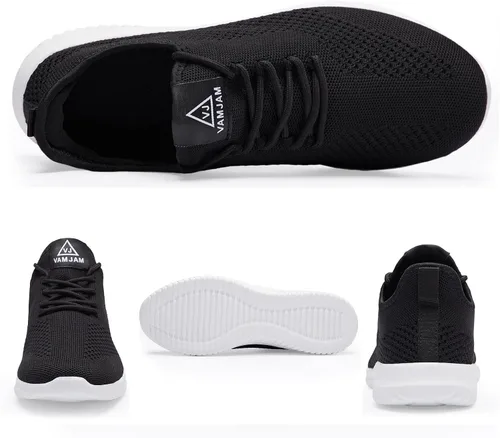 Vista 3 de BXYJDJ Zapatos deportivos para correr para hombre, para caminar, atléticos, gimnasio, fitness, deportes, ligeros, informales, para trabajo, correr