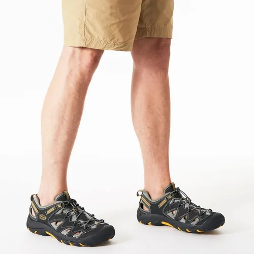Vista 7 de Highland Creek Riptide 2 - Sandalias para hombre con punta cerrada para senderismo y deportes acuáticos