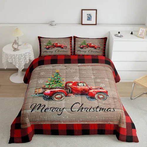 Vista 24 de Erosebridal Juego de ropa de cama Kawaii de muñeco de nieve tamaño individual para niños y niñas, juego de ropa de cama de feliz año nuevo, edredón