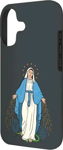 Vista 2 de Nuestra Señora de Gracia - Funda Milagrosa Virgen de la Medalla para iPhone 17