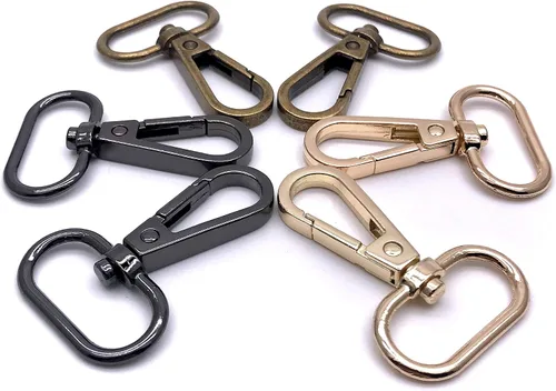 Vista 16 de Cierres giratorios de langosta de 1 pulgada ganchos giratorios 15 clips giratorios de metal de 1 pulgada para puerta de empuje de 1 pulgada