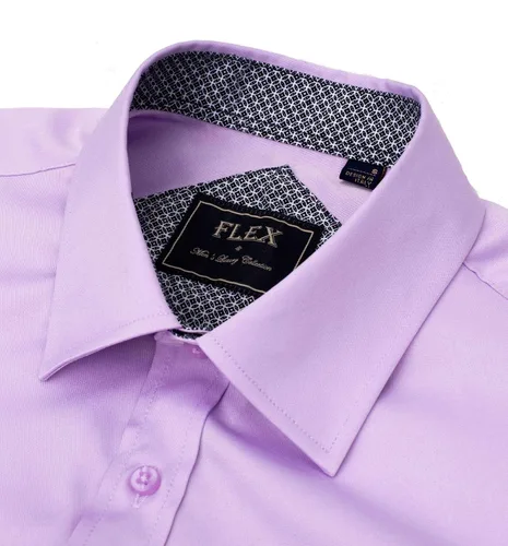 Vista 5 de J.Ver - Camisa de vestir para hombre, informal, manga larga, no se arruga, ajuste regular, elástica, con botones