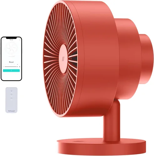 Vista 8 de Windmill Ventilador inteligente - Circulador de aire 2 en 1 ultra silencioso con control remoto - Ventilador de refrigeración compacto de 5 Blanco