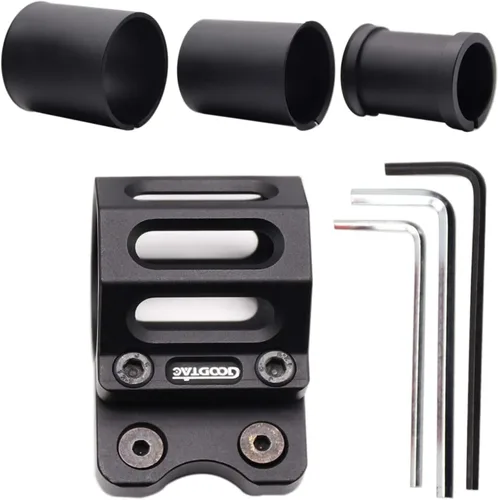 Vista 7 de GOODTAC - Soporte de anillo de linterna offset para riel Mlok-3 insertos de montaje incluidos