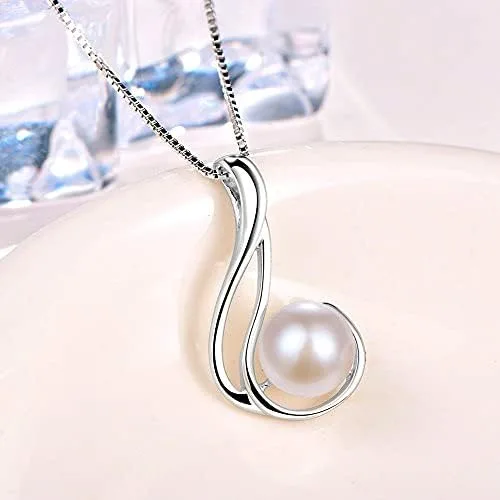 Vista 3 de Mothers Day Gifts for mom Women Wife Gifts Anniversary, Pearl necklaces, Birthday day gifts Christmas day gifts fine Jewelry gifts for women wife