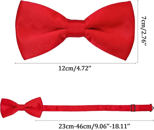 Vista 5 de SYAYA Corbata de esmoquin formal de seda para hombre corbata de esmoquin clásica para boda corbata grande para el día de San Valentín MBT3