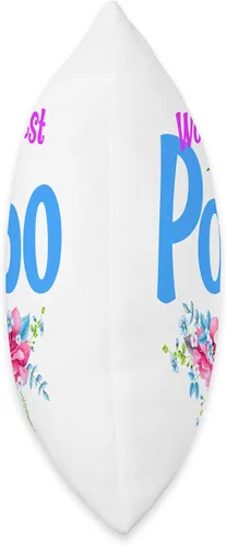 Vista 2 de Popo Chinese Grandma Wear World's Greatest Popo - Almohada para abuela china, 15.7 x 15.7 in, multicolor
