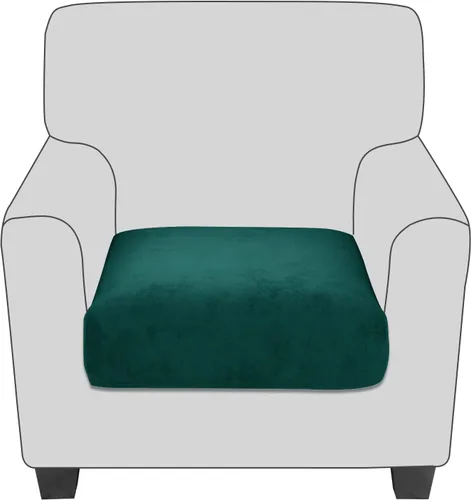 Vista 28 de Fundas de cojín de terciopelo para asiento de sofá, fundas elásticas para cojines de sofá, antideslizantes, protectores de muebles, fundas de cojín