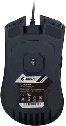 Vista 6 de GIGABYTE AORUS RGB 16000 dpi Sensor óptico totalmente programable y guardado a bordo 16.7M iluminación personalizable ratón para juegos - GM-AORUS