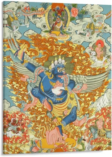 Vista 47 de Póster artístico con texto en inglés «Lord Shiva And His Family» («Lord Shiva And His Family») - Póster decorativo moderno para decorar la pared