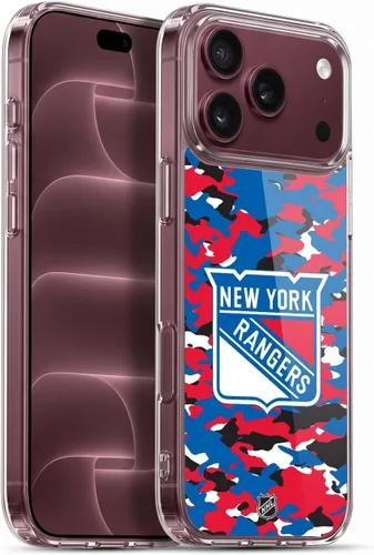 Vista 252 de Head Case Designs Funda de gel suave con licencia oficial de la NHL Camouflage New York Rangers compatible con Apple iPhone 7 Plus/iPhone 8 Plus