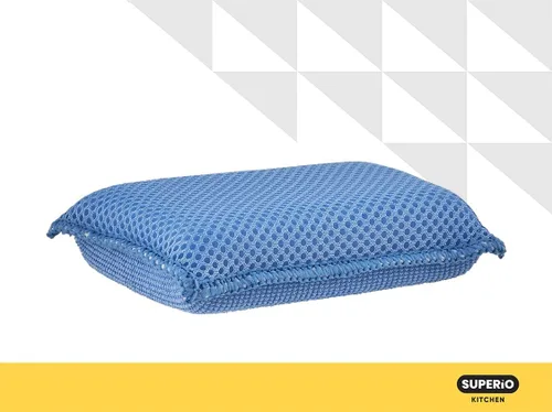 Vista 6 de Esponjas de microfibra para platos, esponjas de cocina, esponja antiarañazos, esponjas de limpieza para el hogar, suministros de limpieza multiusos