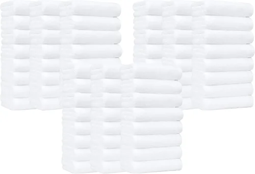 Vista 13 de Amazon Basics - Toallas de mano de algodón suaves y gruesas, 16" x 26", gris, paquete de 12