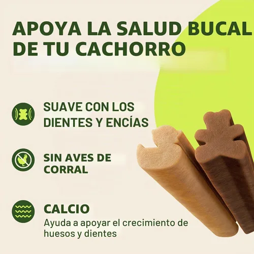Vista 4 de WHIMZEES Wellness Golosinas Dentales para Cachorros, Tamaño Extra Pequeño y Pequeño en Palito, (30 Unidades)