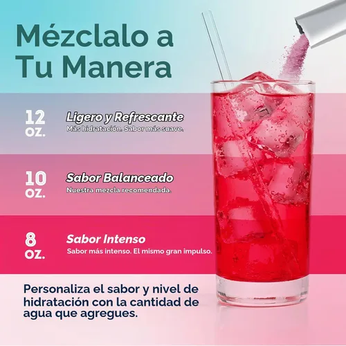 Vista 2 de FAST BOOST Mezcla de Bebida Energética e Hidratación - Baya Paquetes de Polvo de Electrolitos Sin Azúcar con Antioxidantes, Extracto de Té Verde