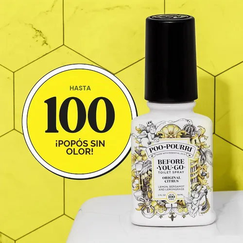 Vista 7 de Poo-Pourri Before-You-go Toilet Spray, 2 Fl Oz, Original Citrus Scent, 2 Fl Oz