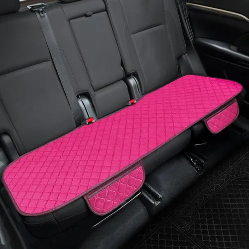 Vista 13 de surpassme Fundas de Asiento de Coche Cómodas Fundas de Asiento Delantero Universales para Accesorios de Automóvil, Fundas Interiores Acolchadas