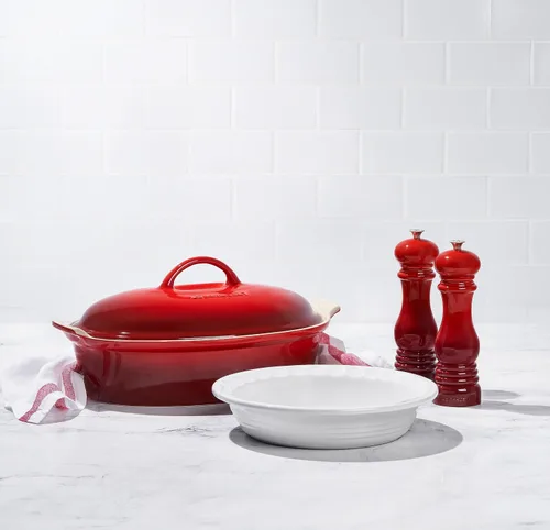 Vista 7 de Molinillo de pimienta Le Creuset of América, 8 pulgadas, color blanco, Tradicional, Cereza Cerise