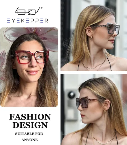 Vista 2 de Eyekepper Lentes de lectura bifocales fotocromáticos de transición para mujer de gran