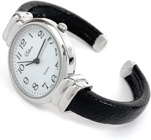 Vista 2 de Eikon - Reloj de pulsera para mujer, diseño de serpiente negra, Movimiento de cuarzo