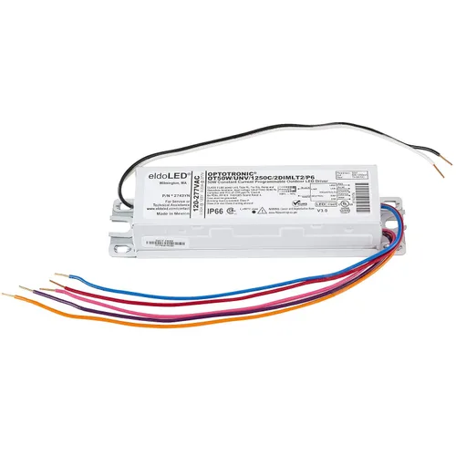 Vista 2 de * 2743YN OPTOTRONIC 50W Corriente constante 0-10V regulable controlador LED, programable al aire libre OT50W/UNV/1250C/2DIMLT2/P6
