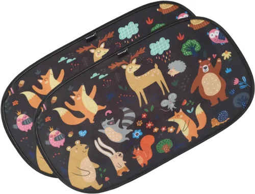 Vista 9 de Parasol para ventanas de coche para bebé - Cubierta bloqueadora de sol y visera para ventanas laterales de coche - Protector de escudo - Parasoles