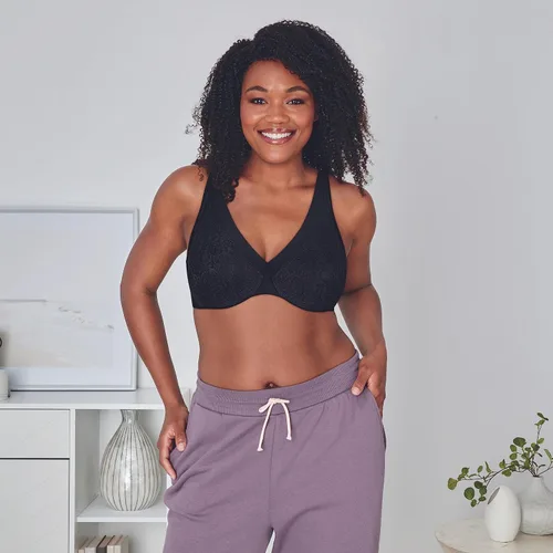 Vista 5 de PLAYTEX Dreamwire - Brasier de encaje suave sin pinchazos para mujer, soporte de 4 vías