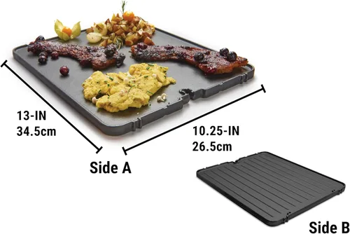 Vista 2 de Broil King 11237 - Plancha serie Gem 300 y Porta Chef 320