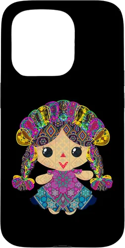 Vista 13 de iPhone 15 muñeca mexicana, maria, mazahua arte huichol, lele, caso