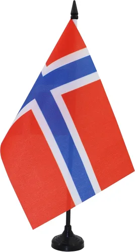Vista 107 de AZ FLAG Aland Table Flag 4x6 in 100D Polyester Plastic Base Indoor use Finnish 15x10 cm desk flag stitched finish with reinforced edges with