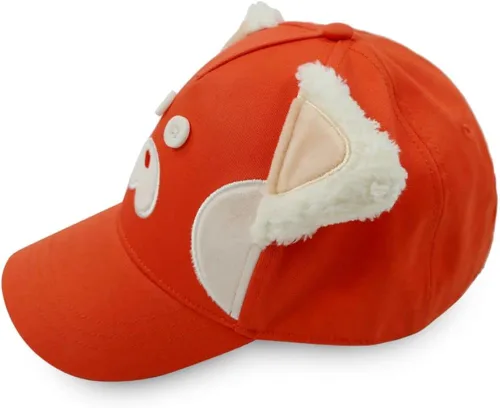 Vista 3 de Disney Pixar Mei Panda - Gorra de béisbol para niños color rojo