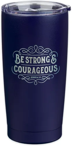 Vista 21 de Christian Art Gifts - Taza de viaje de acero inoxidable con aislamiento al vacío de doble pared de 18 oz, color negro mate, con tapa para hombres