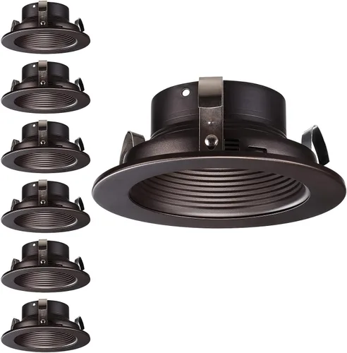 Vista 14 de TORCHSTAR Borde de luz empotrable de 4 pulgadas, bronce aceitado