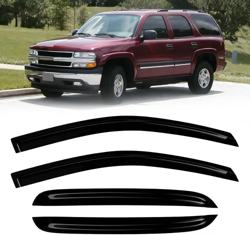 Vista 55 de Protectores de lluvia de ventana para Ford F150 SuperCab 2004-2014 2 piezas deflector de ventana para 09-14 F-150 con 2 puertas delanteras