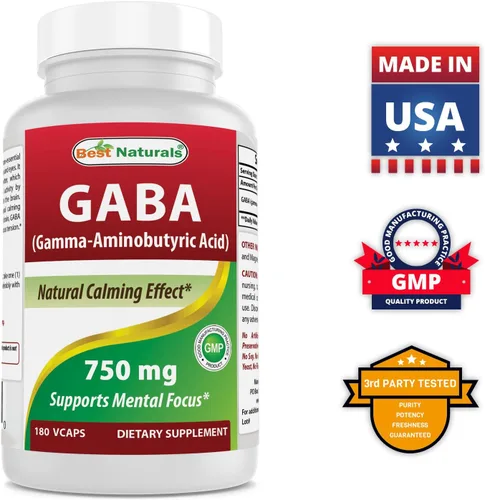 Vista 6 de Best Naturals GABA 750 mg y 5-HTP 100 mg