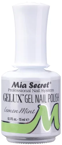 Vista 5 de Mia Secret Gelux Esmalte de Uñas en Gel Removible con Remojo - Negro - Curado con Lámpara de Uñas - Esmalte de Uñas en Gel de Larga Duración