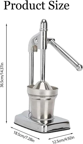 Vista 3 de Effective Cast Iron Juicer Hand Press, Heavy Duty Manual Juicer Hand Press Cast Iron, Stainless Steel Lemon Squeezer for Home and Kitchen