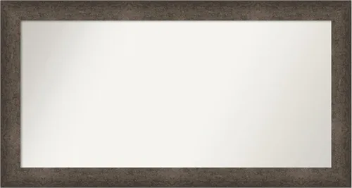 Vista 78 de Amanti Art Espejo de pared personalizado no biselado (25 x 25 pulgadas), marco de bronce acentuado, varios tamaños personalizados, espejo de baño