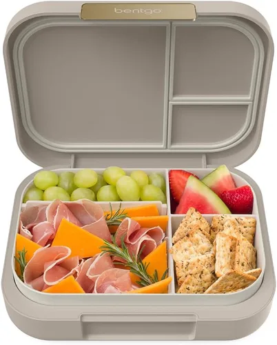 Vista 9 de Bentgo Modern lonchera Bento para adultos y adolescentes; 3-4 compartimentos, resistente a fugas, capacidad de 5.5 tazas/44 onzas líquidas, clips