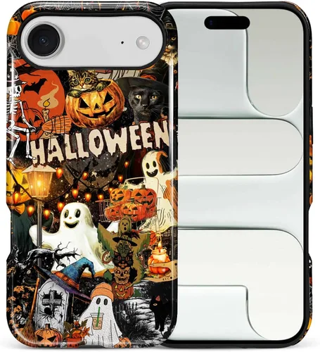 Vista 26 de Funda para iPhone 13 iPhone 14, a prueba de golpes, funda protectora híbrida de 2 capas, doble protección contra caídas, antiarañazos, diseño Rojo
