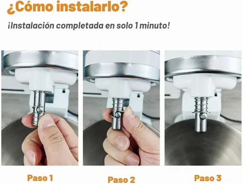 Vista 3 de MITCHENIFY Kit de resorte y arandela compatible con batidora KitchenAid, accesorios de repuesto de instalación rápida y piezas de actualización, 4