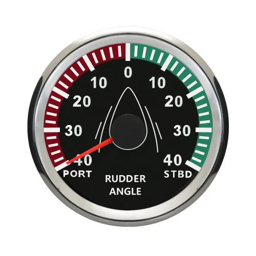 Vista 7 de ELING - Indicador de ángulo de timón garantizado de 0 a 190 ohmios con luz de fondo de 85 mm, 12 V/24 V