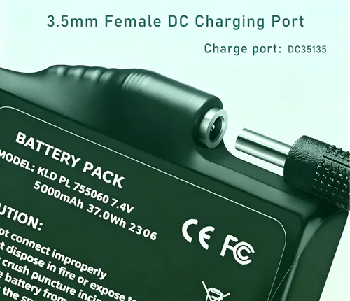 Vista 4 de Batería 300-10186 del reemplazo de 3.6V 7800mah para el panel de seguridad inteligente del comando de ADT
