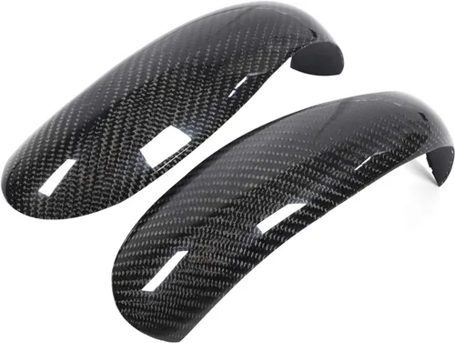 Vista 4 de Fydun Cubierta de espejo retrovisor interior automotriz Add-On Fit para Cayman 997 911 987 2pcs fibra de carbono