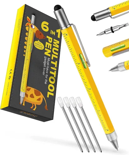 Vista 8 de Calcetines de regalo para hombres, papá-herramientas de construcción multiherramienta, herramienta de bolígrafo para mujeres y hombres, ideas
