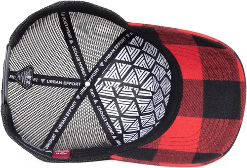 Vista 144 de Urban Effort Gorra trasera de malla, para hombres y mujeres, gorra de béisbol de 5 paneles, gran cierre a presión para caza y senderismo
