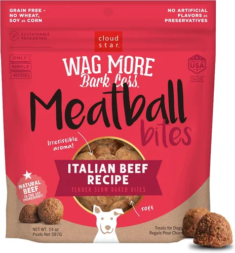 Vista 10 de Wag More Bark Less - Golosinas suaves para perros, pollo barbacoa, bolsa