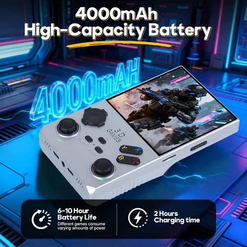 Vista 5 de 2025 New V40 Max Retro Handheld Game Console, 40000 Preloaded Games, 256GB Expandable Storage, 4 Inch IPS HD Screen, Portable Gaming Device with
