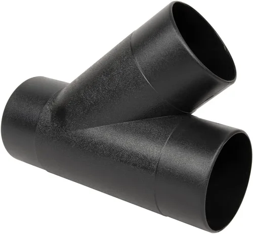 Vista 7 de POWERTEC 70107V 4" T-Fitting para manguera de recolección de polvo, 1 paquete