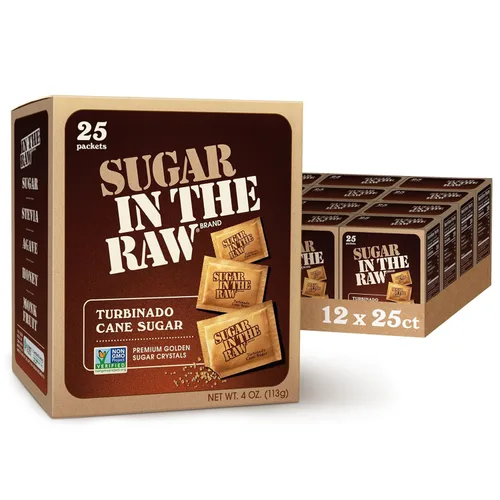 Vista 13 de SUGAR IN THE RAW, paquetes de azúcar de caña granulada, 100 unidades (paquete de 8)
